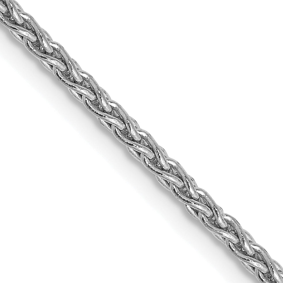 Gold (10K & 14K) Parisian Wheat Chain - 14k White Gold / 16 in / 1.75 mm