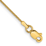Gold (10K & 14K) Parisian Wheat Chain Anklet - 14k Yellow Gold / 9 in / 1 mm