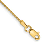 Gold (10K & 14K) Parisian Wheat Chain Anklet - 14k Yellow Gold / 9 in / 1.2 mm