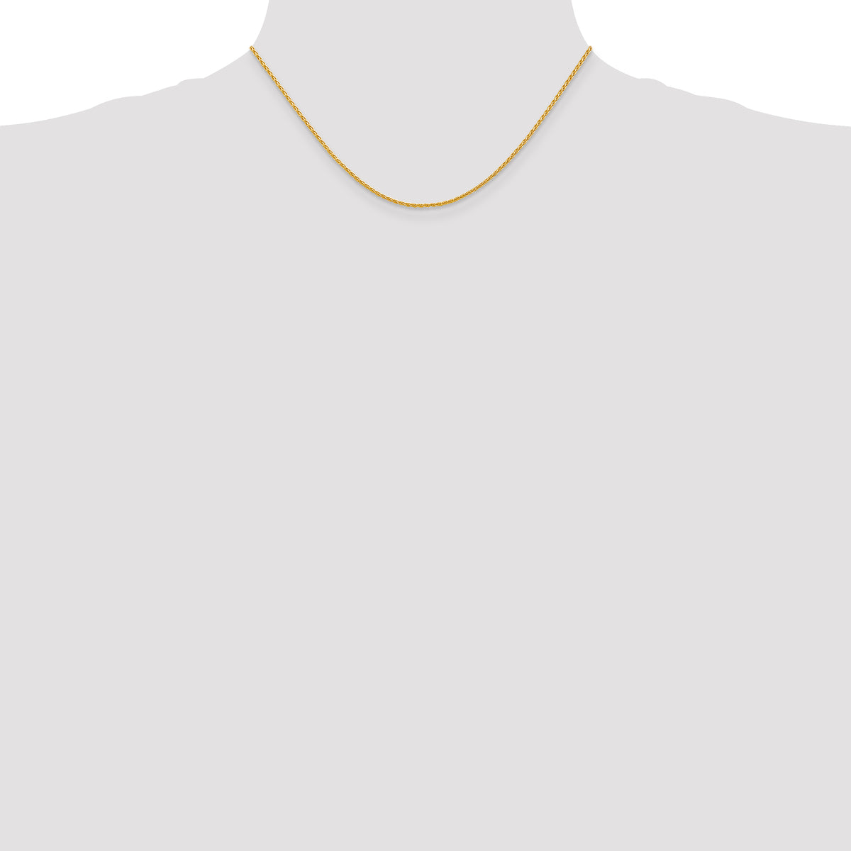 Gold (10K & 14K) Parisian Wheat Chain - 14k Yellow Gold / 16 in / 1.5 mm