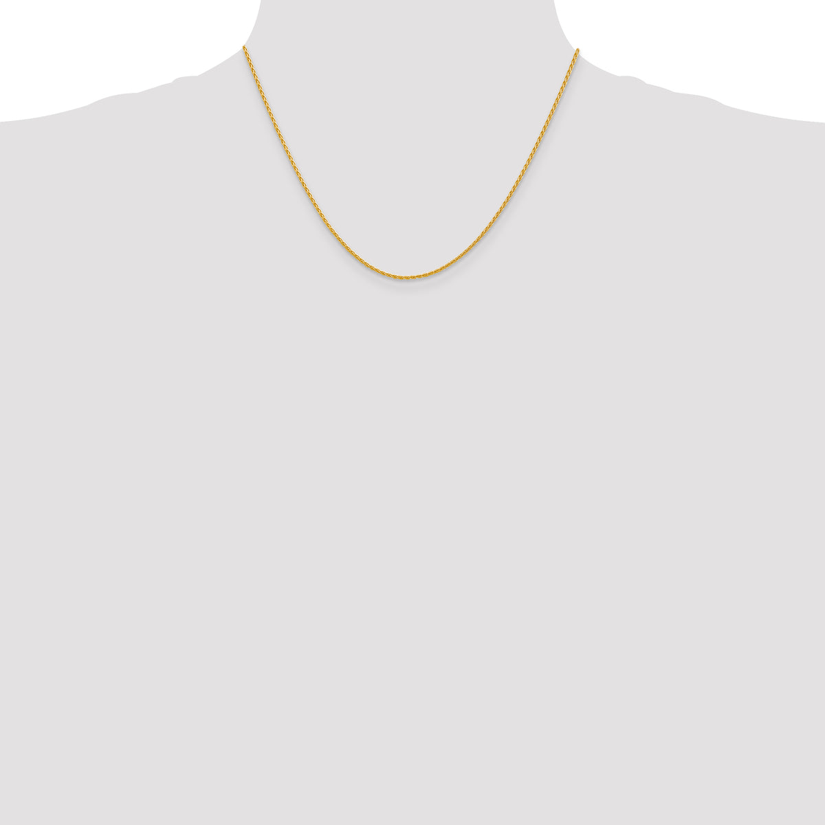 Gold (10K & 14K) Parisian Wheat Chain - 14k Yellow Gold / 18 in / 1.5 mm