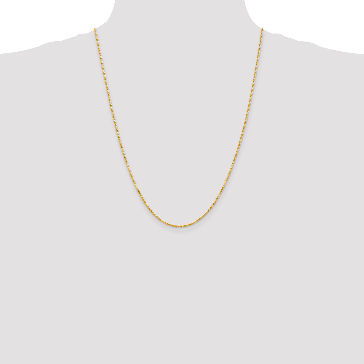 Gold (10K & 14K) Parisian Wheat Chain - 14k Yellow Gold / 24 in / 1.5 mm