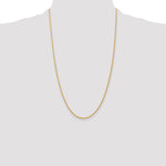 Gold (10K & 14K) Parisian Wheat Chain - 14k Yellow Gold / 26 in / 1.5 mm
