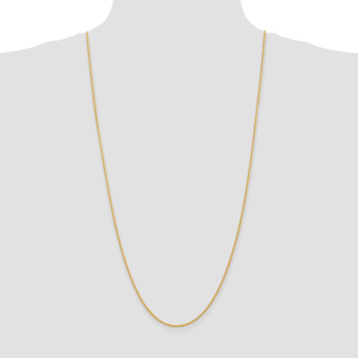 Gold (10K & 14K) Parisian Wheat Chain - 14k Yellow Gold / 30 in / 1.5 mm