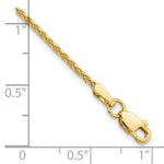 Gold (10K & 14K) Parisian Wheat Chain Anklet - 14k Yellow Gold / 9 in / 1.5 mm