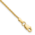 Gold (10K & 14K) Parisian Wheat Chain Anklet - 14k Yellow Gold / 9 in / 1.5 mm