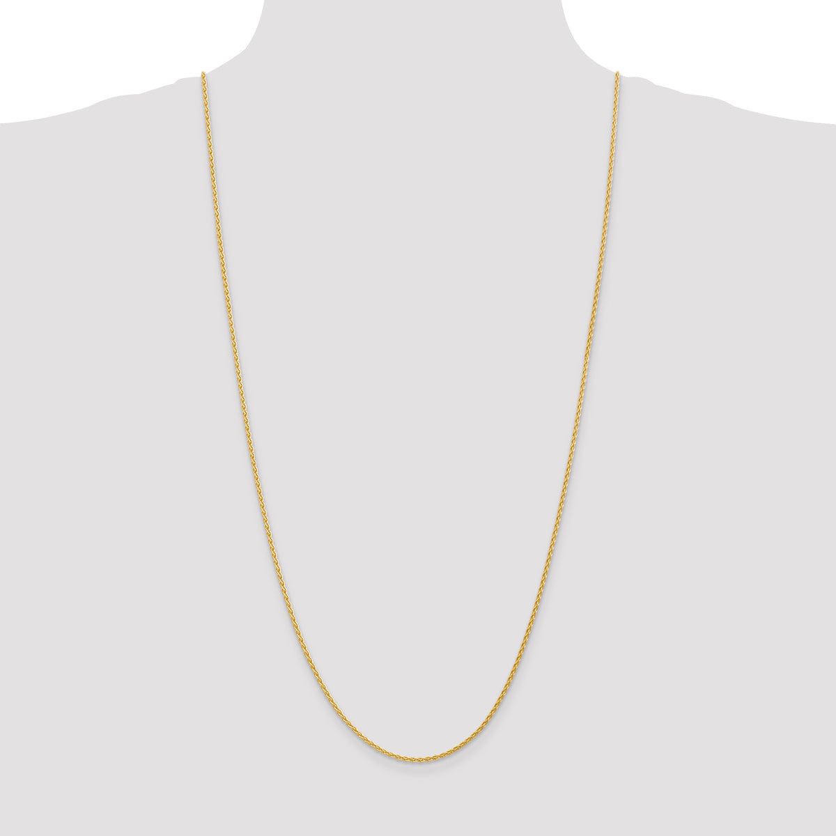 Gold (10K & 14K) Parisian Wheat Chain - 14k Yellow Gold / 30 in / 1.75 mm