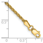 Gold (10K & 14K) Parisian Wheat Chain Anklet - 14k Yellow Gold / 10 in / 1.75 mm