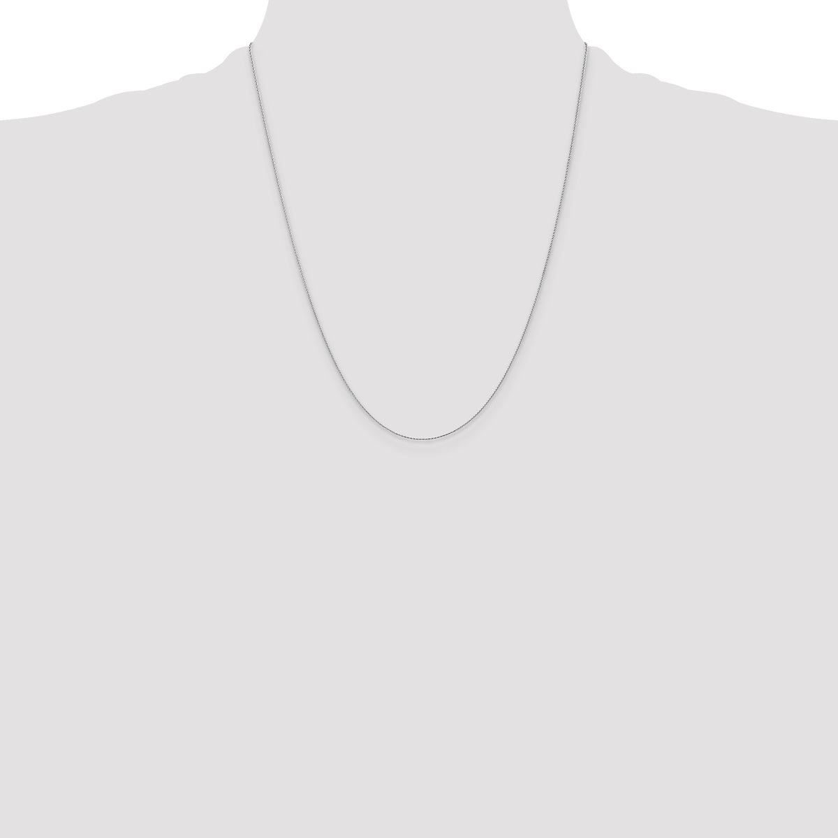 Gold (14K) Diamond-Cut Parisian Wheat Chain - 14k White Gold / 22 in / 0.8 mm