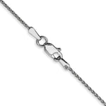 Gold (14K) Diamond-Cut Parisian Wheat Chain - 14k White Gold / 14 in / 1 mm