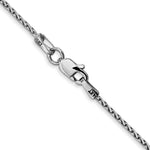 Gold (14K) Diamond-Cut Parisian Wheat Chain - 14k White Gold / 16 in / 1.5 mm