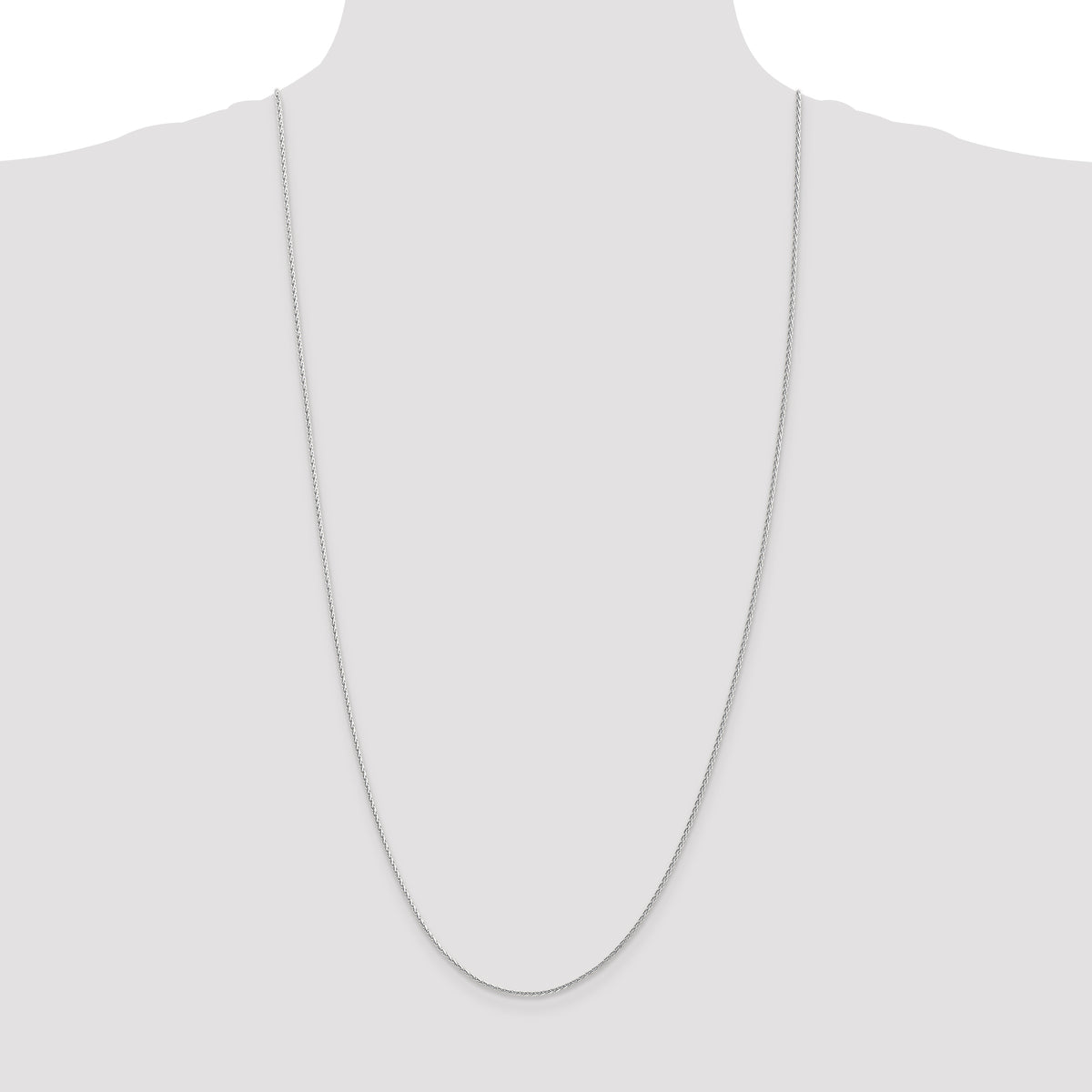 Gold (14K) Diamond-Cut Parisian Wheat Chain - 14k White Gold / 30 in / 1.5 mm