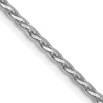 Gold (14K) Diamond-Cut Parisian Wheat Chain - 14k White Gold / 16 in / 1.6 mm