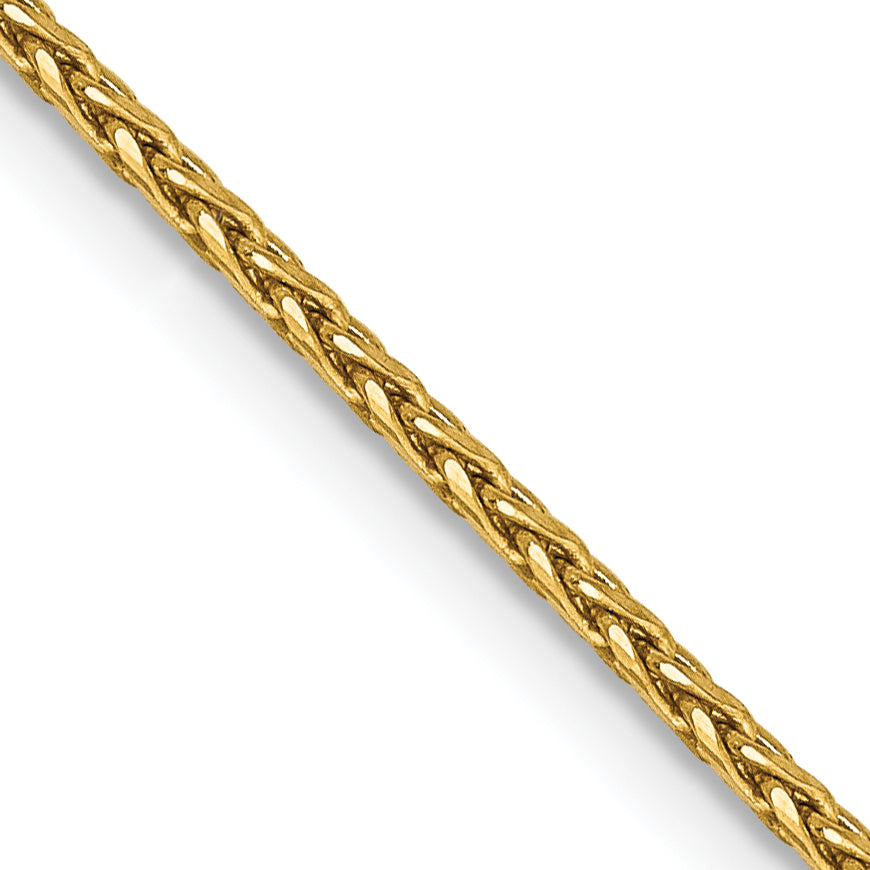 Gold (14K) Diamond-Cut Parisian Wheat Chain - 14k Yellow Gold / 16 in / 1.5 mm