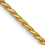 Gold (14K) Diamond-Cut Parisian Wheat Chain - 14k Yellow Gold / 16 in / 1.6 mm