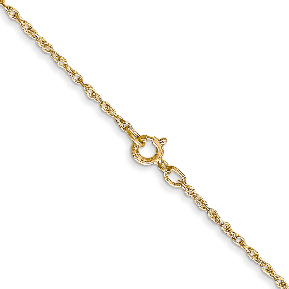 Gold (14K & 10K) Baby Rope Chain - 14k Yellow Gold / 14 in / 0.8 mm