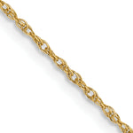 Gold (14K & 10K) Baby Rope Chain - 14k Yellow Gold / 14 in / 0.8 mm