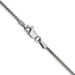 Gold (10K & 14K) Spiga Chain - 14k White Gold / 14 in / 1.25 mm