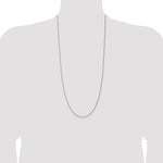 Gold (10K & 14K) Spiga Chain - 14k White Gold / 30 in / 1.25 mm