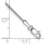 Gold (10K & 14K) Spiga Chain Bracelet - 14k White Gold / 6 in / 1.25 mm