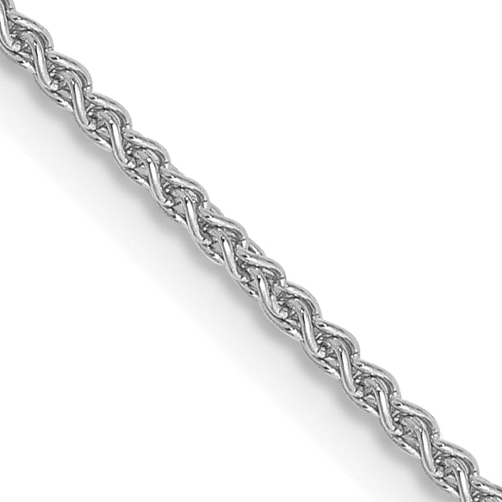 Gold (10K & 14K) Spiga Chain - 14k White Gold / 14 in / 1.25 mm