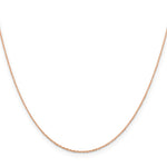 Gold (14K & 10K) Baby Rope Chain - 14k Rose Gold / 13 in / 0.5 mm