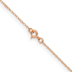 Gold (14K & 10K) Baby Rope Chain - 14k Rose Gold / 13 in / 0.5 mm