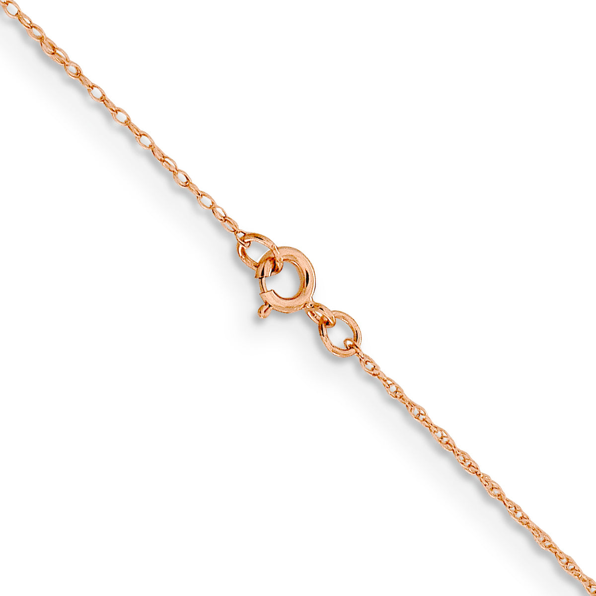 Gold (14K & 10K) Baby Rope Chain - 14k Rose Gold / 13 in / 0.5 mm