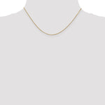 Gold (10K & 14K) Diamond-Cut Round Open Link Cable Chain - 14k Yellow Gold / 16 in / 0.9 mm