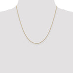 Gold (10K & 14K) Diamond-Cut Round Open Link Cable Chain - 14k Yellow Gold / 20 in / 0.9 mm