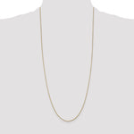 Gold (10K & 14K) Diamond-Cut Round Open Link Cable Chain - 14k Yellow Gold / 30 in / 0.9 mm