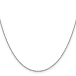 Gold (10K & 14K) Forzantina Cable Chain - 14k White Gold / 16 in / 1.4 mm