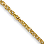 Gold (10K & 14K) Forzantina Cable Chain - 14k Yellow Gold / 16 in / 1.4 mm