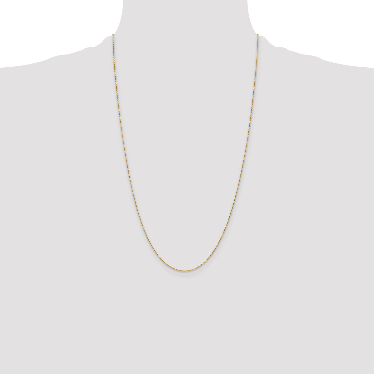 Gold (10K & 14K) Diamond-Cut Cable Chain - 14k Yellow Gold / 26 in / 1.2 mm