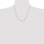 Gold (10K & 14K) Diamond-Cut Cable Chain - 14k White Gold / 20 in / 1.2 mm
