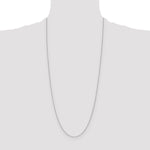 Gold (10K & 14K) Diamond-Cut Cable Chain - 14k White Gold / 30 in / 1.2 mm