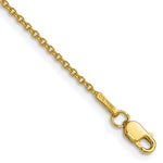 Gold (10K & 14K) Cable Chain - 14k Yellow Gold / 16 in / 1.5 mm