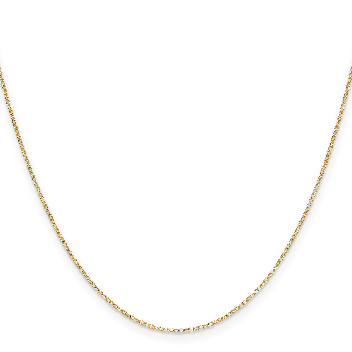 Gold (10K & 14K) Forzantina Cable Chain - 14k Yellow Gold / 16 in / 0.8 mm