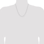 Gold (10K & 14K) Forzantina Cable Chain - 14k White Gold / 20 in / 0.8 mm