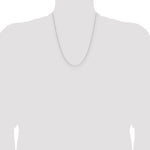 Gold (10K & 14K) Forzantina Cable Chain - 14k White Gold / 22 in / 0.8 mm