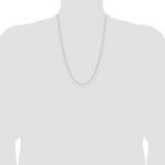 Gold (10K & 14K) Forzantina Cable Chain - 14k White Gold / 24 in / 0.8 mm