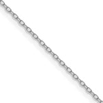 Gold (10K & 14K) Forzantina Cable Chain - 14k White Gold / 16 in / 0.8 mm