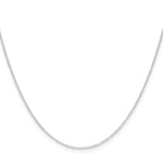 Gold (14K) Diamond-cut Forzantine Cable Chain - 14k White Gold / 16 in / 0.8 mm