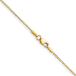 Gold (14K) Diamond-cut Forzantine Cable Chain - 14k Yellow Gold / 16 in / 1 mm