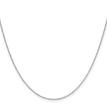Gold (14K) Diamond-cut Forzantine Cable Chain - 14k White Gold / 16 in / 1 mm