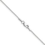Gold (14K) Diamond-cut Forzantine Cable Chain - 14k White Gold / 16 in / 1 mm