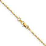 Gold (14K) Diamond-cut Forzantine Cable Chain - 14k Yellow Gold / 16 in / 1.4 mm