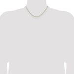 Gold (14K) Solid Beveled Paperclip Link Chain - 14k Yellow Gold / 16 in / 2.1 mm