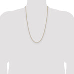 Gold (14K) Solid Beveled Paperclip Link Chain - 14k Yellow Gold / 26 in / 2.1 mm