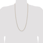 Gold (14K) Solid Beveled Paperclip Link Chain - 14k Yellow Gold / 30 in / 2.1 mm
